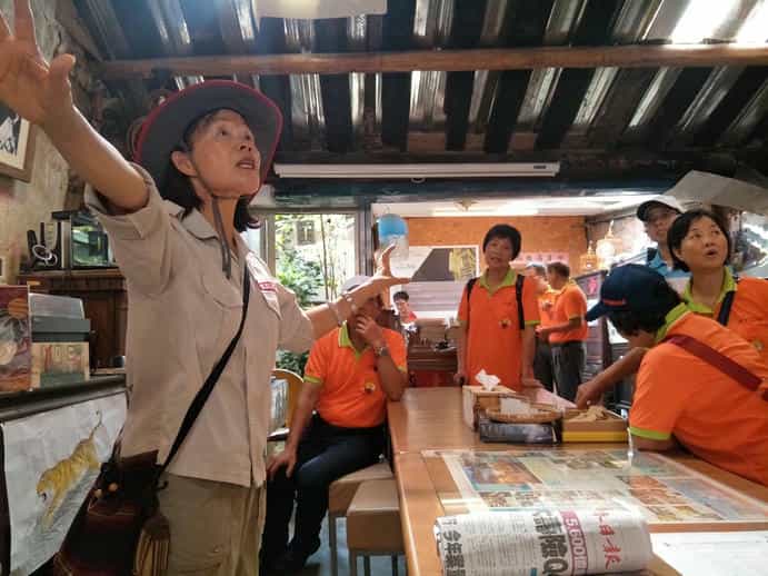 臺中市政府政風處「107年度廉政志工觀摩研習活動」新竹關西老街文創店導覽