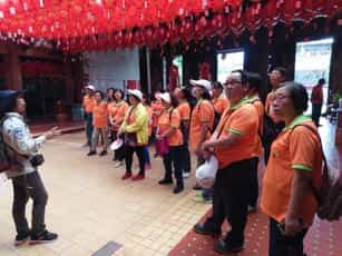 臺中市政府政風處「107年度廉政志工觀摩研習活動」新竹關西太和宮內導覽