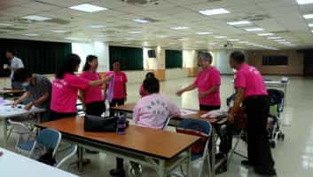 臺南市政府政風處舉辦廉政志(義)工107年專業教育訓練 ，活動圓滿結束。廉政志工腦力盪盪及自由創作討論