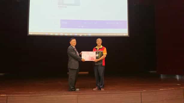 臺中市政府政風處「107年度廉政志工聯繫會議」幹部獎-大隊長李晉千