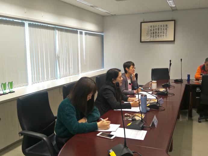 臺中市政府政風處108年度廉政志工幹部會議蔡佩珊科長主持會議