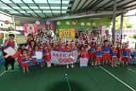 退輔會高雄榮總結合高榮屏東分院、屏東縣榮服處舉辦「校園誠信廉潔教育～廉政志工說故事列車」活動高雄榮總政風室、屏東縣榮服處、高榮屏東分院和師生歡樂留影