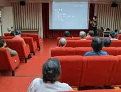 臺北市政府政風處辦理「110年度廉政志工校園深耕教育訓練」新北市廉政故事義工陳淑鶯分享校園直播經驗