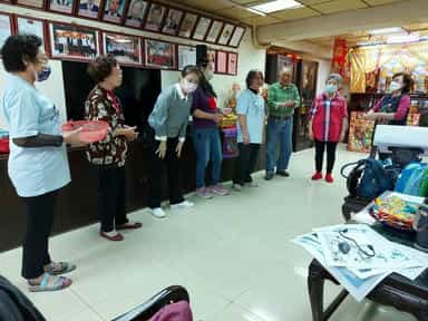 基隆市政府廉政志工行動劇廉政志工行動劇練習照片