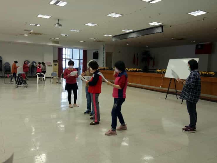 廉政志工排演「新龜兔賽跑」廉政戲劇之心路歷程南投小隊廉政志工於南投市公所大禮堂進行廉政戲劇排演3