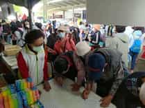 臺北市政府政風處廉政志工配合辦理「111年廉能反貪宣導活動」2022臺北傳統市場節