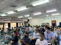 新竹縣政府政風處廉政志工協助辦理橫山鄉公所「廉政防貪指引座談會」宣導活動廉政志工全程聆聽