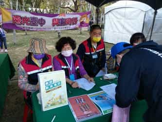 「2022中臺灣元宵燈會」社會參與中臺灣元宵燈會辦理社會參與「廉政宣導」活動，志工協助宣導