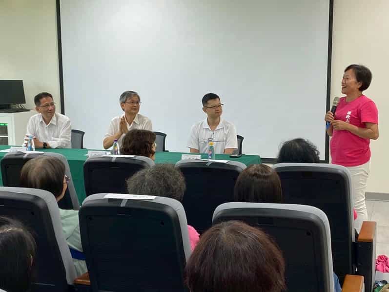 臺南市政府114年廉政志工教育訓練暨志願服務聯繫會議志願服務聯繫座談會，廉政志工分享感言