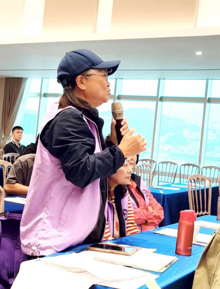 基隆「透明綠能  清廉永續」專案活動「透明綠能  清廉永續」專案活動志工發言情形