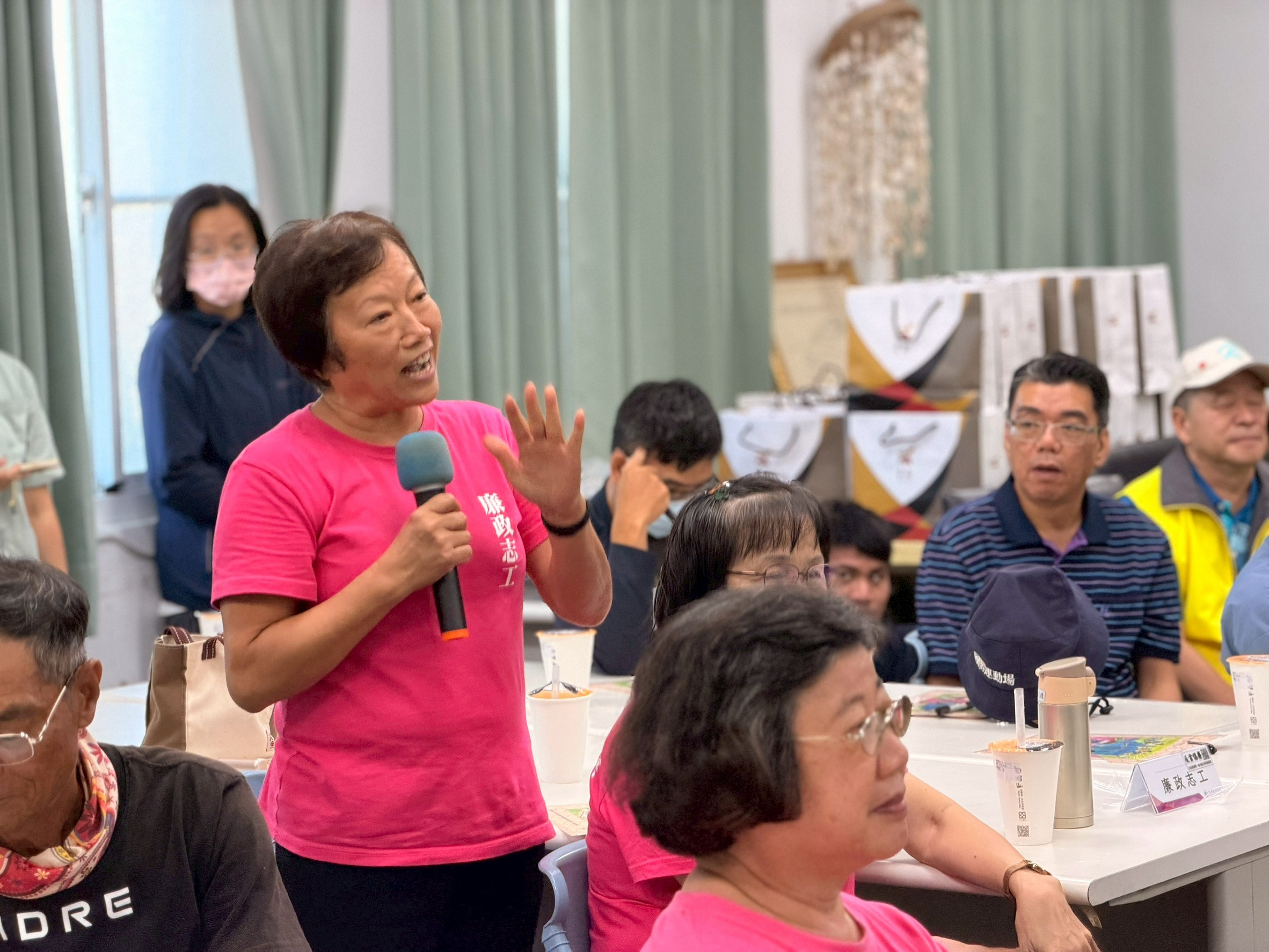 臺南市政府115年「『廉』結社會力·綠能透明」廉政志工交流研習廉政志工分享實地觀摩漁電共生養殖的心得感想